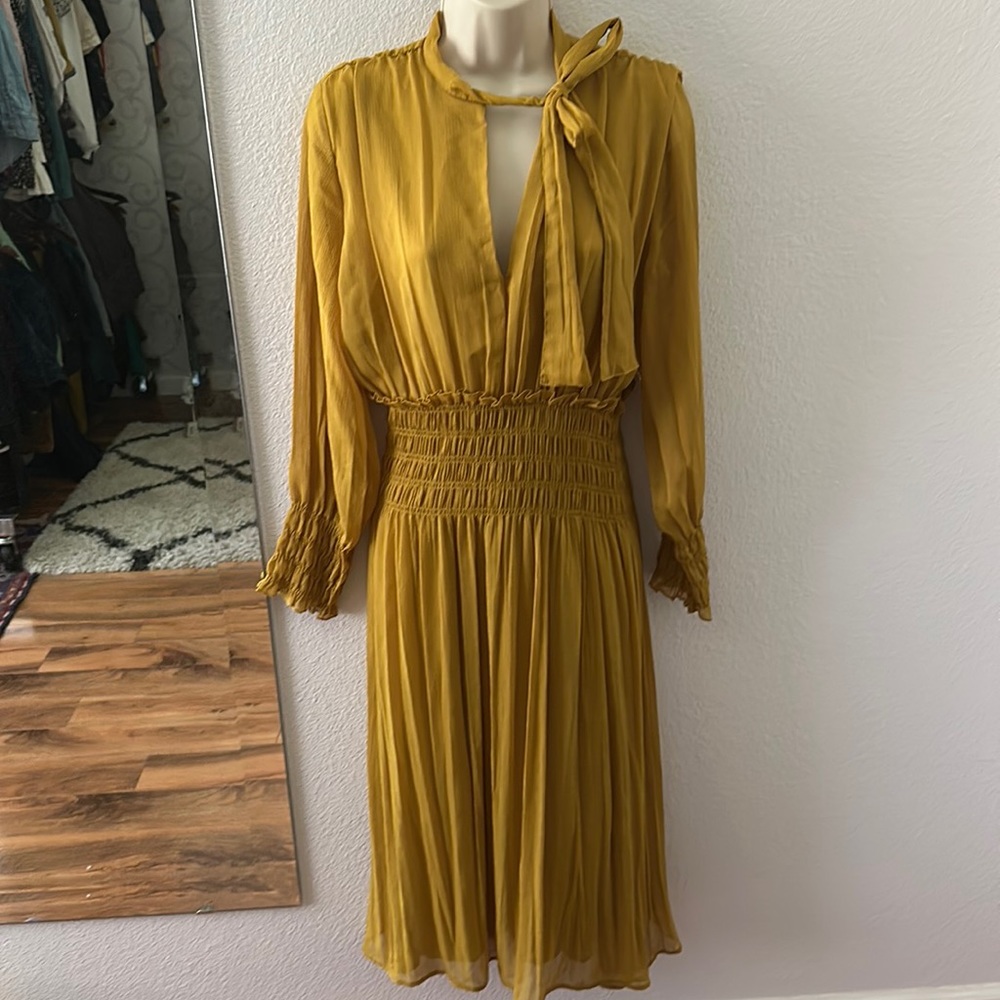 Zara chiffon dress size M